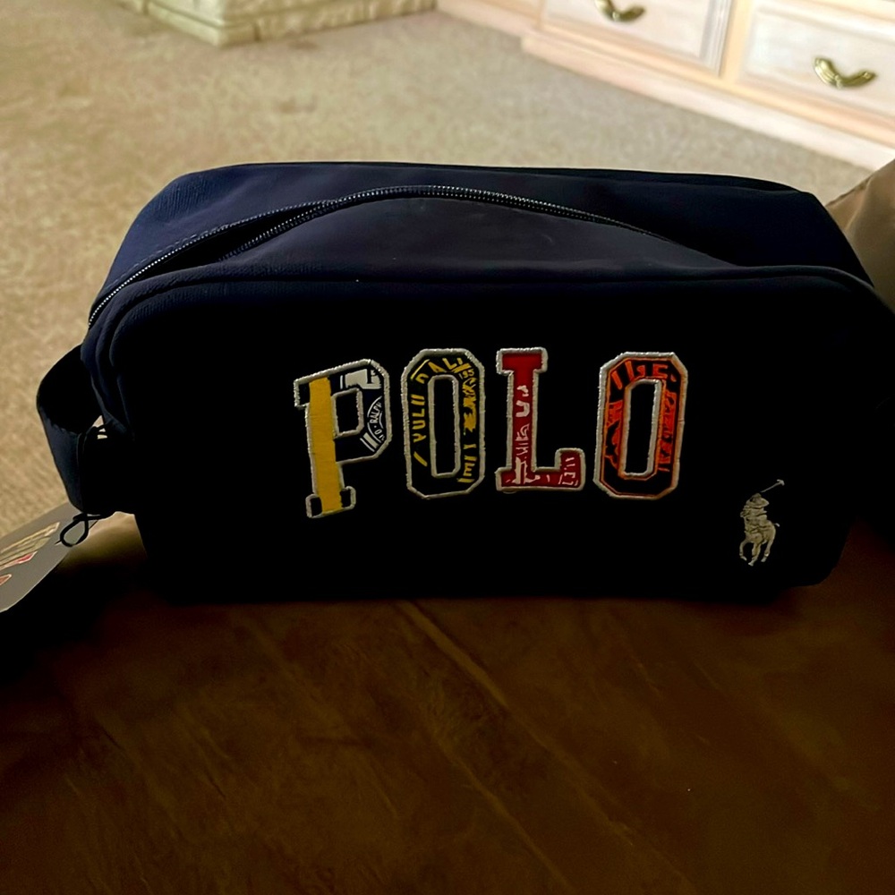 COPY - Polo Ralph Lauren Embroidered Travel Kit Navy NWT